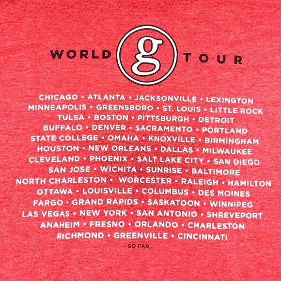 Garth Brooks World Tour Short Sleeve Concert T-Shirt Men's Size XL - Picture 4 of 6